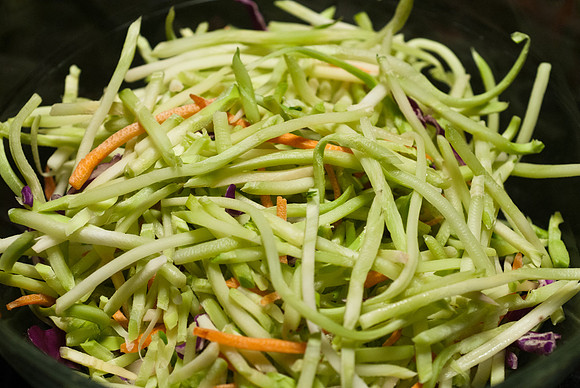 Julienned Broccoli Stems