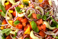 Vegetables for Panzanella